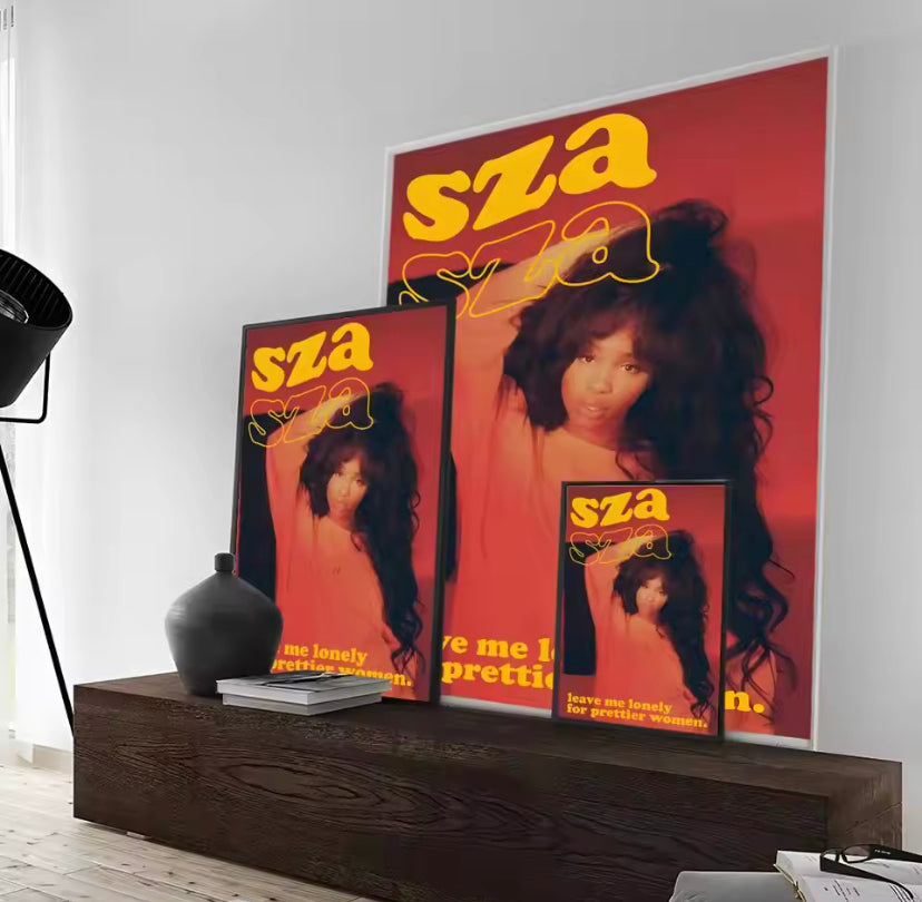 SZA “Leave Me Lonely” Poster