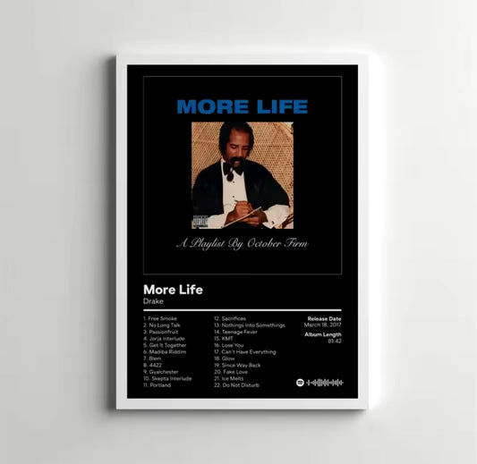 Drake “More Life” Album Poster