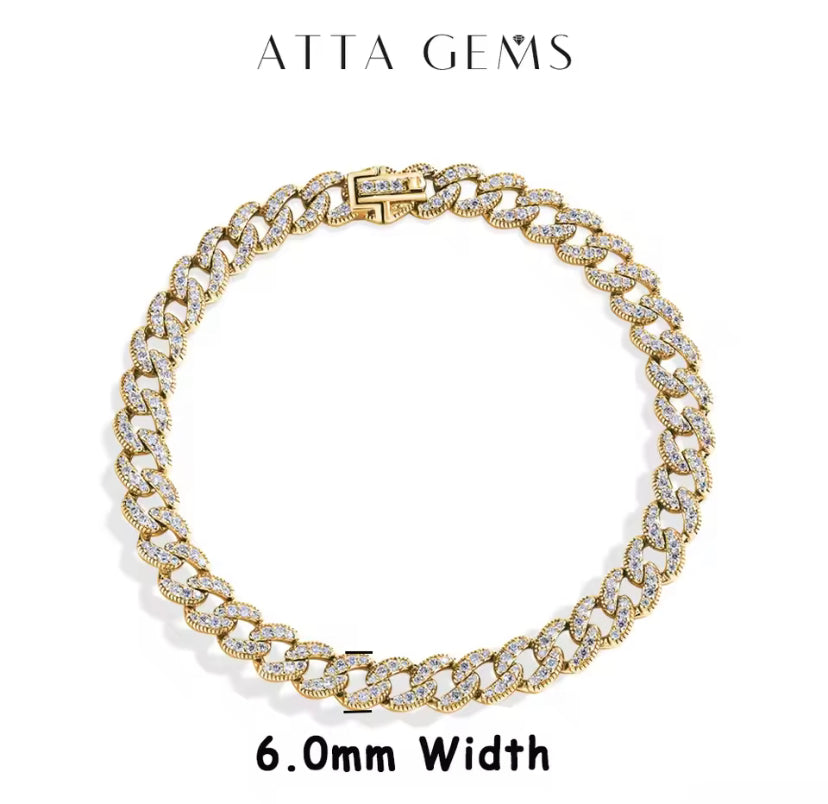 “ ATTA GEMS” Moissanite Bracelet