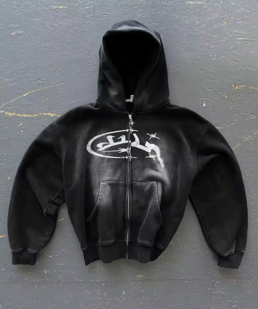 Y2K Symbol Vintage Zip Up