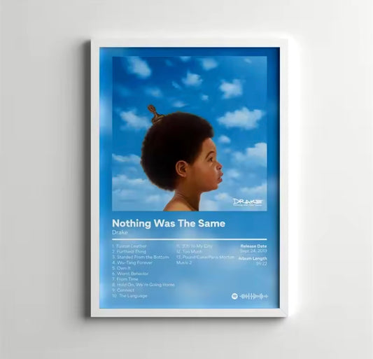 Drake “Nothing Was The Same” Album Poster