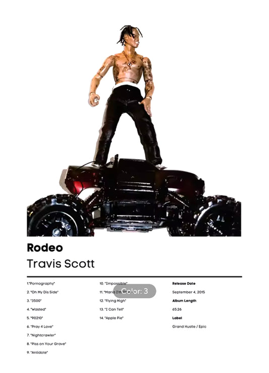 Travis Scott “Rodeo” Album Poster