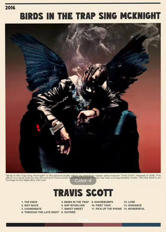 Travis Scott “Birds In The Trap Sing McKnight” Album Poster