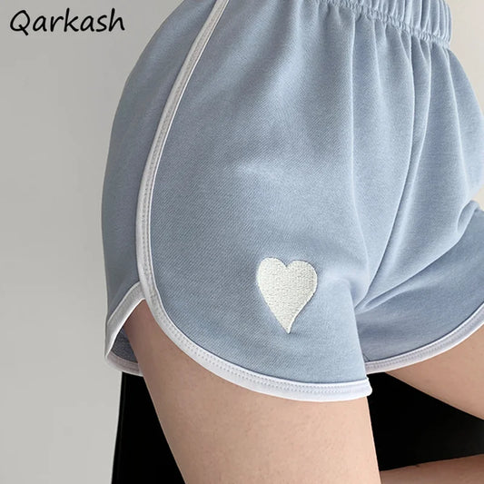 Womens Heart Comfy Shorts