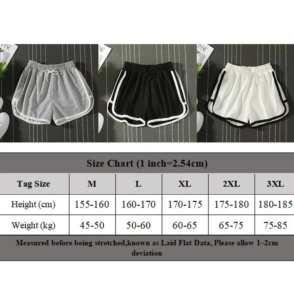 Womens Striped Casual Shorts