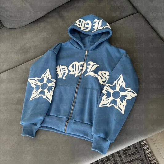 Snowflake Y2K Zip-up